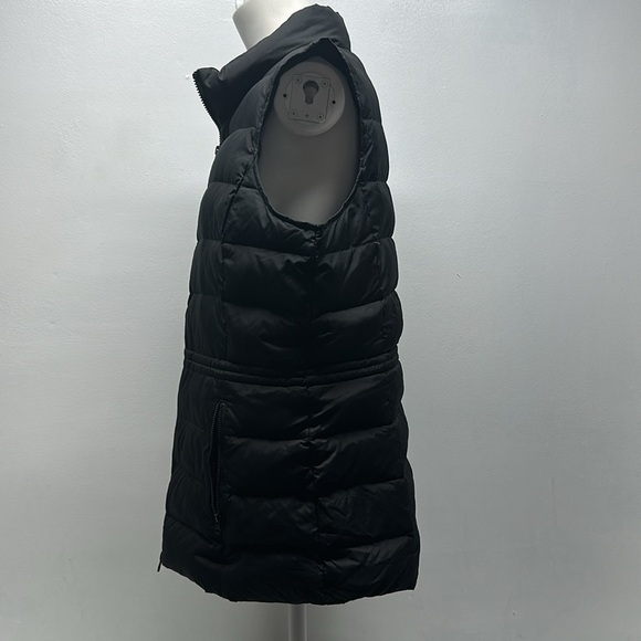 J Jill Vest Puffer Down Feather Sleeveless Full Zip Lightweight Black M Medium - Picture 6 of 8